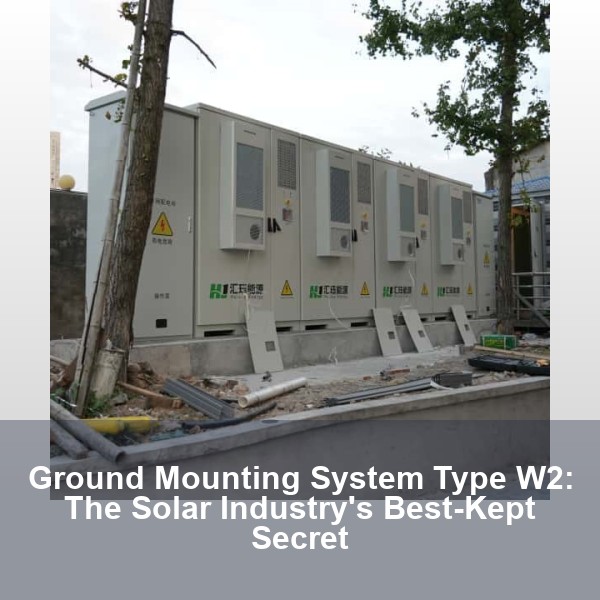 Ground Mounting System Type W2: The Solar Industry's Best-Kept Secret
